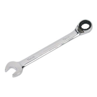 Sealey Premier Reversible Combination Ratchet Spanner 19mm (5024209548267) RRCW19