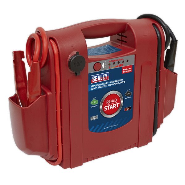Sealey RoadStart® 12V Emergency Jump Starter 1600 Peak Amps (5024209573986) RS102