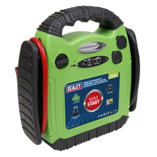 Sealey RoadStart® 12V Emergency Jump Starter with Air Compressor 900 Peak Amps (5054630030314) RS1322HV