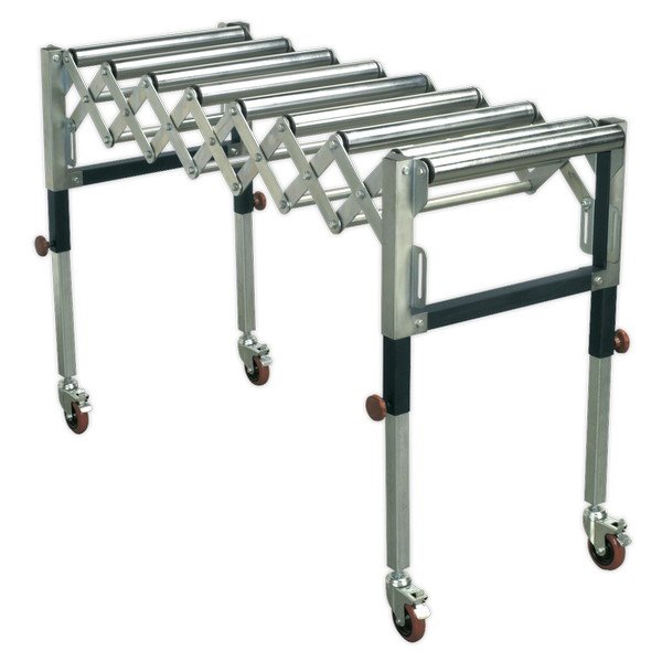 Sealey Adjustable Roller Stand 450- 1300mm 130kg Capacity (5024209843447) RS911F