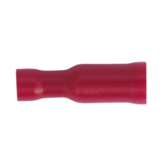 Sealey Female Socket Terminal 4mm, Red - Pack of 100 (5054511012644) RT23