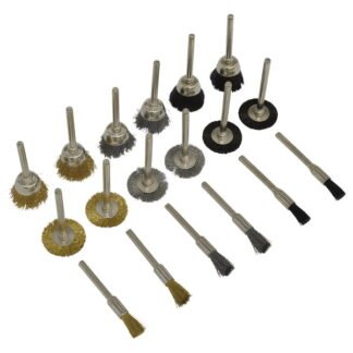 Sealey Rotary Tool Brush Set 18pc (5054511824766) RTA18WB