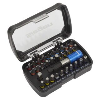 Siegen (Sealey) Siegen Colour- Coded Power Tool Bit Set 32pc (5054511657487) S01035
