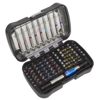 Siegen (Sealey) Siegen Colour- Coded Power Tool Bit Set 71pc (5054511657241) S01038