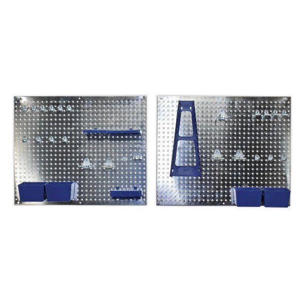 Siegen (Sealey) Siegen Wall Storage Pegboard Set 34pc (5054511043464) S01102