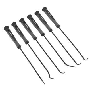 Siegen (Sealey) Siegen Extra- Long Pick & Hook Set 6pc (5054511070460) S01104