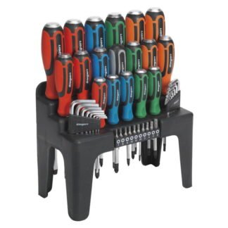 Siegen (Sealey) Siegen Hammer- Thru Screwdriver, Hex Key & Bit Set 44pc (5054511070484) S01106