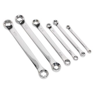 Siegen (Sealey) Siegen TRX- Star* Double End Spanner Set 6pc (5054511078718) S01107