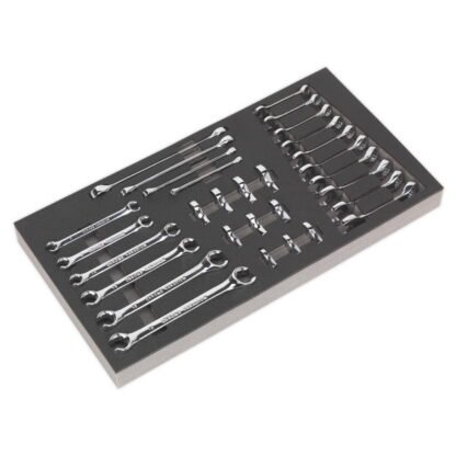 Siegen (Sealey) Siegen Specialised Spanner Set with Tool Tray 30pc (5054511123692) S01125