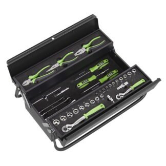 Siegen (Sealey) Siegen Cantilever Toolbox with Tool Kit 70pc (5054511806274) S01215