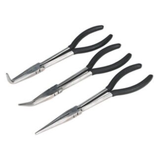Siegen (Sealey) Siegen Needle Nose Pliers Set 275mm 3pc (5024209687102) S0433