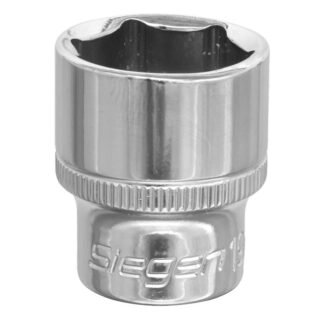 Siegen (Sealey) Siegen Socket 19mm 3/8IN Sq Drive (5054630170294) S0586