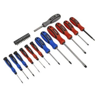 Siegen (Sealey) Siegen Soft Grip Screwdriver & Bit Set 23pc (5054511792638) S0598