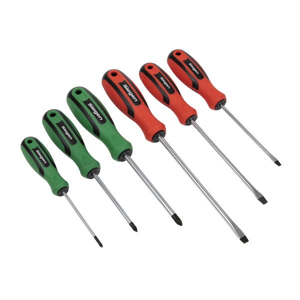 Siegen (Sealey) Siegen Soft Grip Screwdriver Set 6pc (5054511792799) S0615