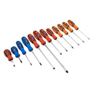 Siegen (Sealey) Siegen Soft Grip Screwdriver Set 12pc (5054511792898) S0616