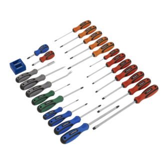 Siegen (Sealey) Siegen Soft Grip Screwdriver Set 24pc (5054511966268) S0617
