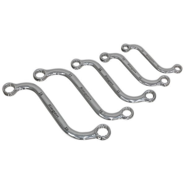 Siegen (Sealey) Siegen S- Spanner Set 5pc (5024209908092) S0717