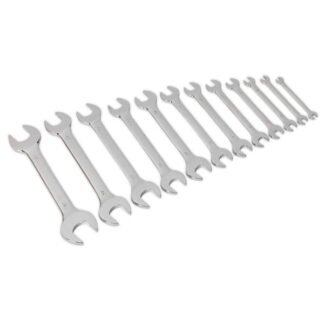 Siegen (Sealey) Siegen Double Open- End Spanner Set 12pc (5051747451223) S0849
