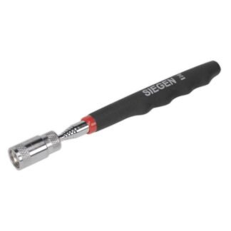 Siegen (Sealey) Siegen Heavy- Duty Magnetic Pick- Up Tool with LED 3.6kg Capacity (5051747623217) S0903
