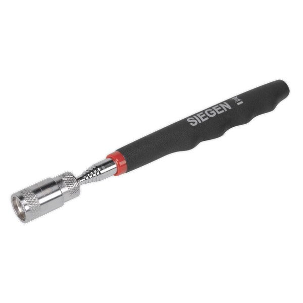Siegen (Sealey) Siegen Heavy- Duty Magnetic Pick- Up Tool with LED 3.6kg Capacity (5051747623217) S0903