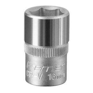 Sealey Premier Socket 1/2IN Sq Drive 16mm (5024209336055) S1216