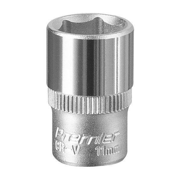 Sealey Premier Socket 1/4IN Sq Drive 11mm (5024209827256) S1411
