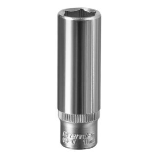 Sealey Premier Deep Socket 1/4IN Sq Drive 11mm (5054511378580) S1411D