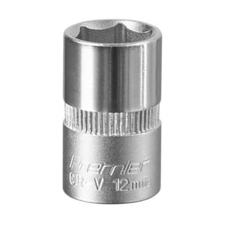 Sealey Premier Socket 3/8IN Sq Drive 12mm (5024209335669) S3812