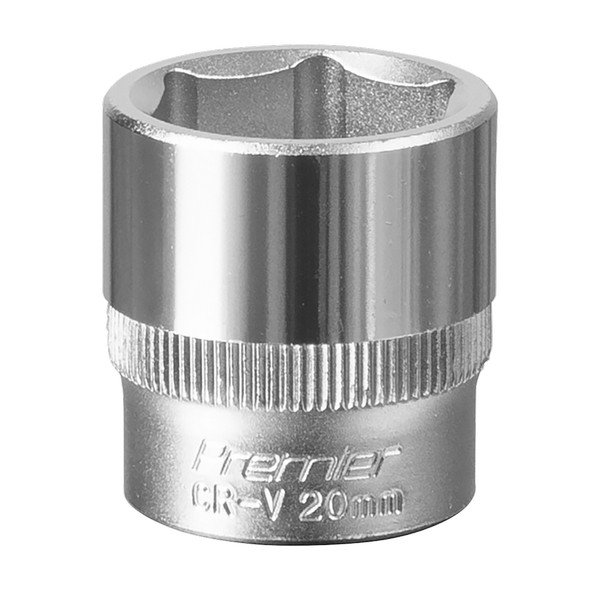 Sealey Premier Socket 3/8IN Sq Drive 20mm (5054511382907) S3820