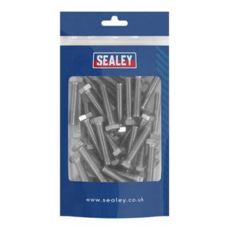Sealey Stainless Steel Set Screw M8 x 1.25 Pitch, DIN 933 - Pack of 50 (5054630417344) S840S