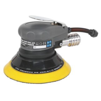 Sealey Dust- Free Air Palm Orbital Sander 150mm (5051747783478) SA09