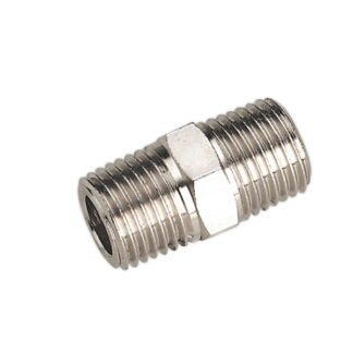 Sealey Double Male Union 1/4IN BSPT to 1/4IN BSPT (5024209144896) SA1/1414