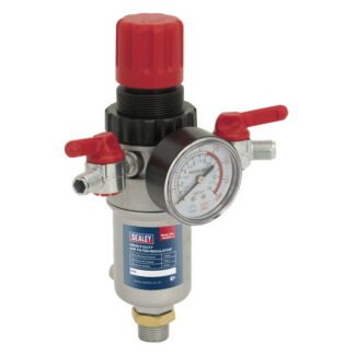Sealey Heavy- Duty Air Filter/Regulator (5024209155304) SA2FR