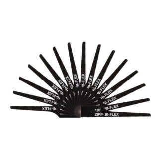 Sealey 74mm HSS Air Saw Blade 18tpi - Pack of 15 (5054630065927) SA345/B1815