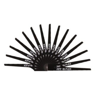 Sealey 74mm HSS Air Saw Blade 24tpi - Pack of 15 (5054630065880) SA345/B2415