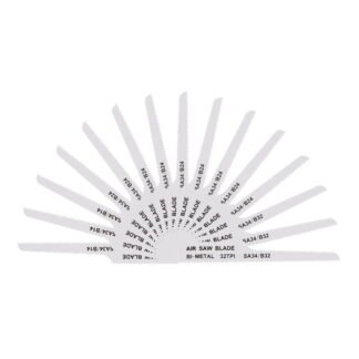 Sealey 141mm HSS Mixed Air Saw Blades - Pack of 15 (5054630066726) SA34MIX