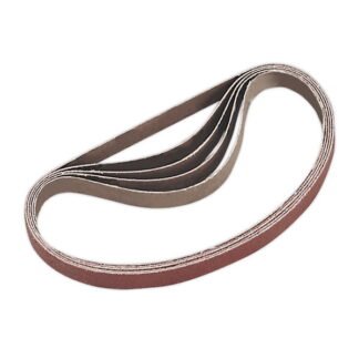 Sealey 10 x 330mm Sanding Belt 100Grit - Pack of 5 (5024209157872) SA35/B100G