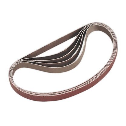 Sealey 10 x 330mm Sanding Belt 100Grit - Pack of 5 (5024209157872) SA35/B100G