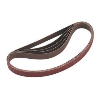 Sealey 20 x 520mm Sanding Belt 80Grit - Pack of 5 (5024209230971) SA355/B80G