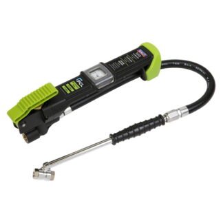 Sealey PCL Airlite Eco Tyre Inflator with Twin Push- On Connector (5054630178030) SA37/99
