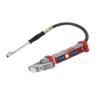 Sealey Tyre Inflator with 0.5m Hose & Twin Push- On Connector (5054511661477) SA371