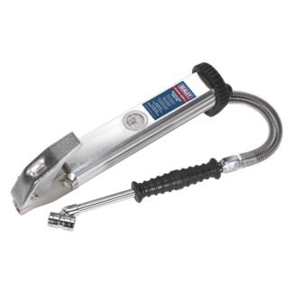 Sealey Long Type Tyre Inflator with Twin Push- On Connector (5024209610124) SA39