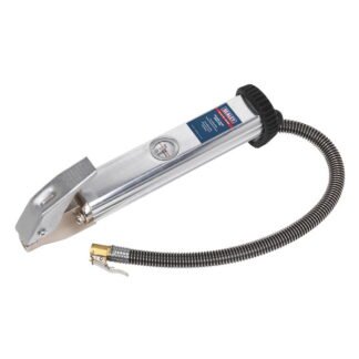 Sealey Tyre Inflator with Clip- On Connector (5054511022810) SA395