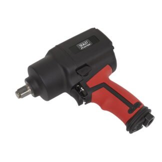 Sealey Premier Twin Hammer Air Impact Wrench 1/2IN Sq Drive (5054511581645) SA6002