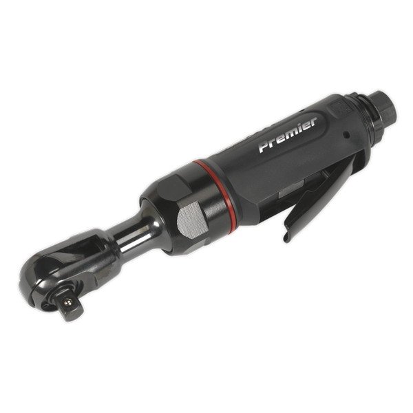 Sealey Premier Compact Air Ratchet Wrench 3/8IN Sq Drive (5024209141413) SA631