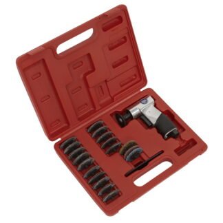 Sealey Premier Air Mini Sander Kit 50mm 35pc (5024209547055) SA720