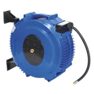 Sealey 20m Retractable Rubber Air Hose Reel 10mm ID (5024209171632) SA88
