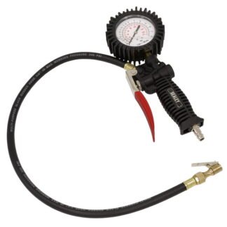 Sealey Tyre Inflator with Clip- On Connector (5054630544347) SA9304