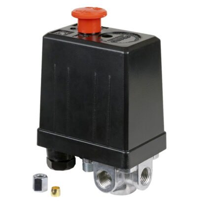 Sealey Pressure Switch with 4 x 1/4IN Ports 6- 8bar (5054630543777) SAC03PS