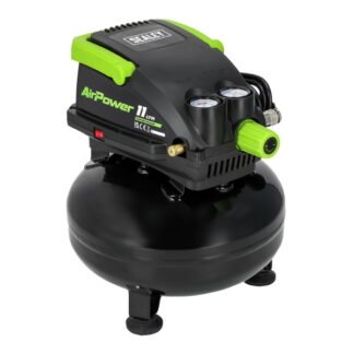 Sealey 11L Oil Free Direct Drive Air Compressor 0.5hp (5054630384882) SAC1100